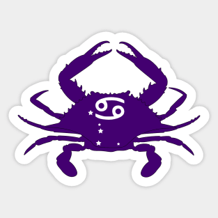 Cancer (Royal Purple) Sticker